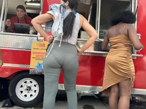 Mature Fit Thick Round Pear Phat Ass Bubble Booty VPL
