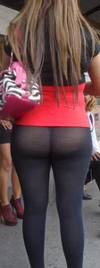 Transparent Tights VPL Creepshot