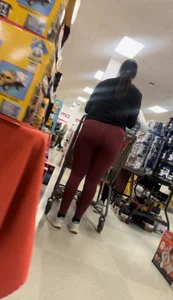 Latina wife with a nice ass in red spandex