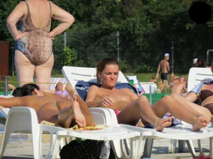 Topless and nude beach sexy girls