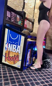 Basketball in a swimsuit? Why not?