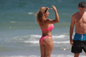 Collection of milfs in bikinis on the beach