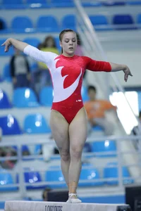 Candid gymnasts