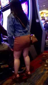 Latina in skirt