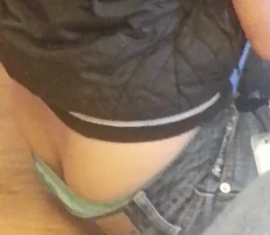 Whale Tail Panties And Ass Crack Creepshot Closeup