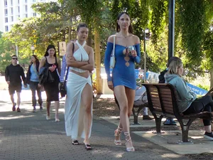4 beautiful bratz in slutty outfits!  boosted multiple times