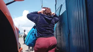 Super Fat Ass In Tight Sweatpants VPL OC ( BBW WARNING )