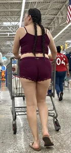 [OC] Hot Latina ASS Out in Sexy super revealing pajamas @ Walmart
