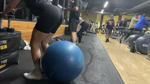 big booty in leggings shorts