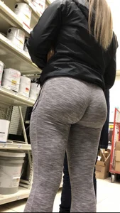 Teen shopping with her mom