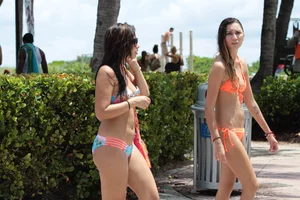 Beach and bikini girls