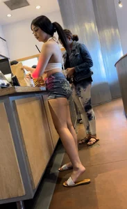 Mexican chick dressed up very slutty for us