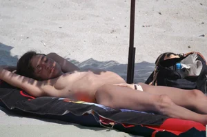 Verna topless beach girls out in the sun