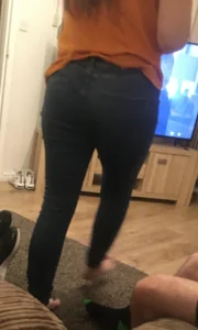 Chubby Wife in Tight Jeans Home Creepshots Gallery