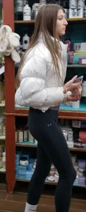 Candid teens in tight clothes creepshots in stores