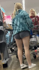 Cute Grey Shorts Teeen Dorm Shopping at Walmart (OC)