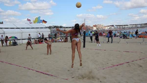 Weymouth beach volleyball girls  2019