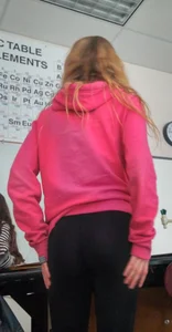 Girl in Black Tights College Candid