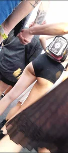 Goth cheeks at music festival    [MEGAPOST]