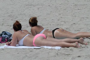 Beach and bikini girls
