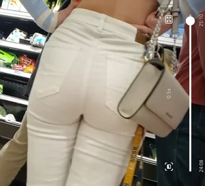 White jeans college blonde target