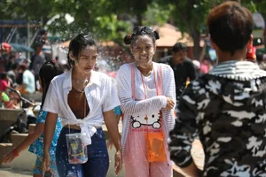 Water Festival girls in Thailand