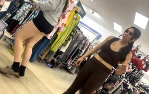 Slim petite VPL and down blouse, Sexy milf in jeans, Spanex Shorts Marshalls haul