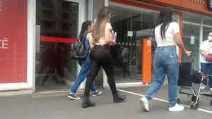 Blonde PAWG in tight jeans (OC)