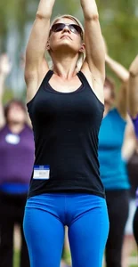 Candid yoga girls