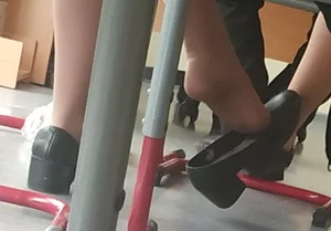 College candid teens