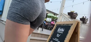 Could have watched all day. Skin tight grey shorts