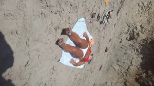 Candid beach and bikini babes