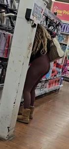 Walmart baddie putting on a show in tight onesie, VTL and cleavage
