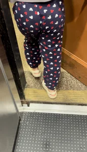 Mad Jiggly!! Big booty latina in Pj’s