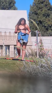 Suntanning 101 PAWG in Thong