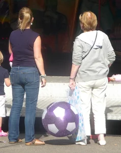 Nice street candid milfs wearing tight jeans