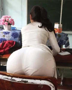 Hot teachers and college students bending over in class