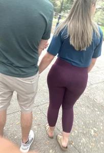 MONSTER ass from Blonde Pawg in park