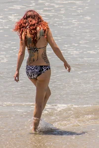San Diego beach various sexy girls in bikinis