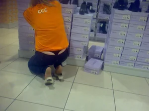Huge collection of whale tails, ass cracks and panty peeks in public
