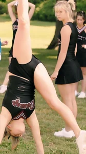 Candid cheerleaders