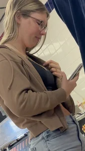 Caught By A Fresh Blonde Pawg, Then The Show Starts