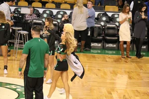 Candid cheerleaders