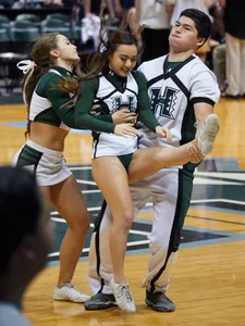 Candid cheerleaders