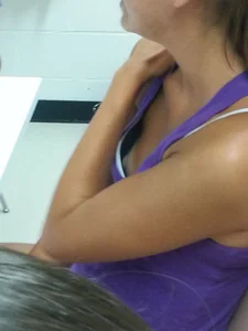 Milf’s Small Breast Downblouse Flash