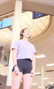 A angel appeared, and so did her cameltoe
