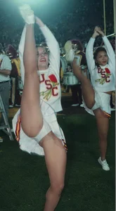 Candid cheerleaders