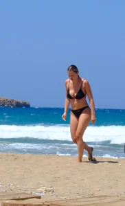 Three thong bikinis from holiday