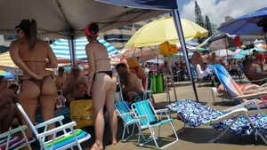 Brazillian beach creepshots, huge gallery of candid girls in swimsuits