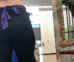 Spandex and short shorts on vacay